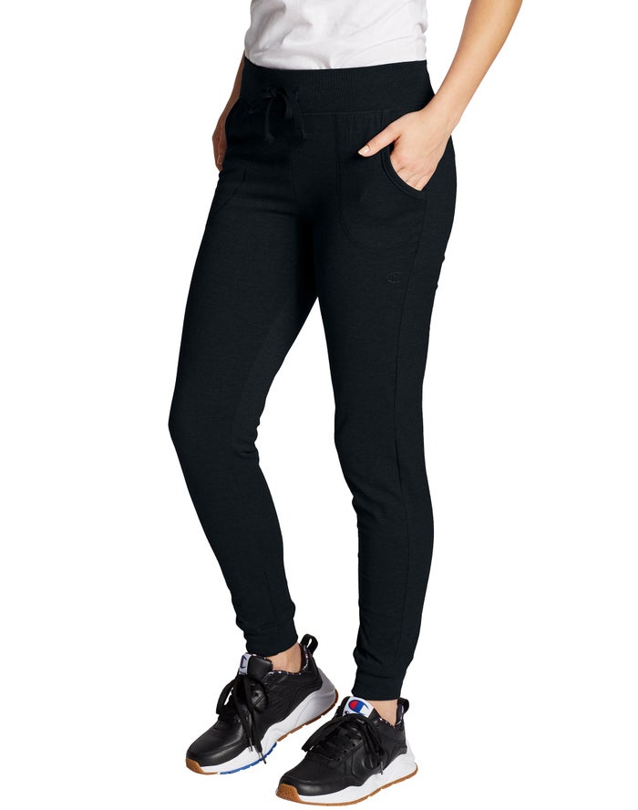 Champion Classic Jersey Joggingbroek Dames - Zwart - Belgie 8516RZYEP